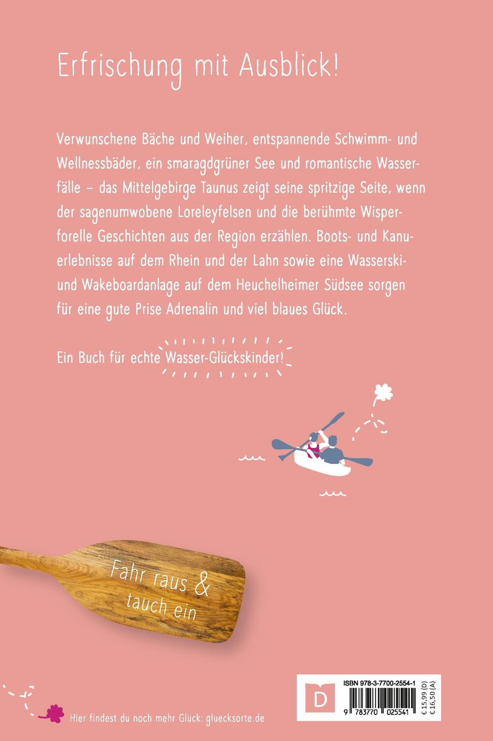 Rückseite: 9783770025541 | Blaue Glücksorte im Taunus | Fahr raus &amp; tauch ein | Birgit Schweitzer