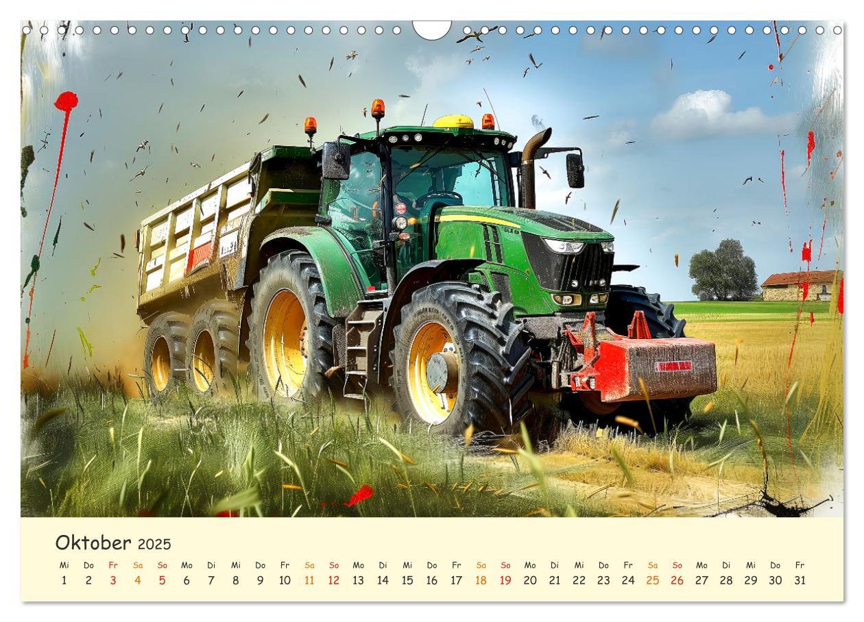 Bild: 9783383781506 | Traktoren - tolle Momente (Wandkalender 2025 DIN A3 quer), CALVENDO...