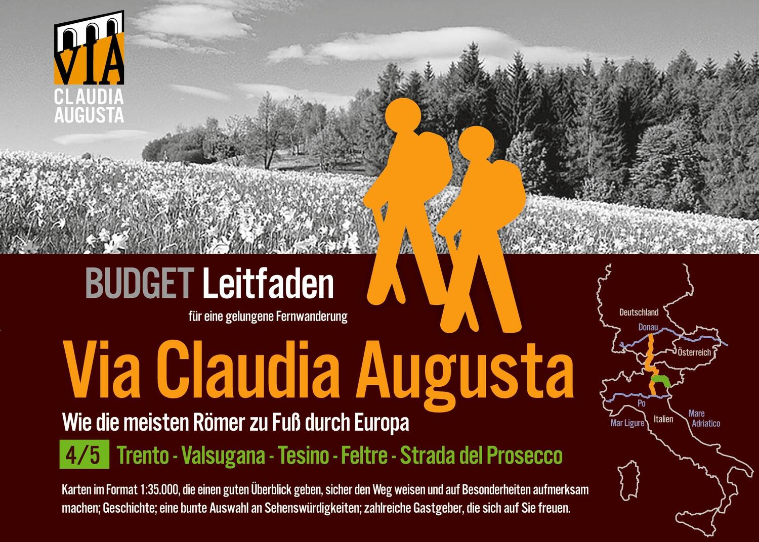 Cover: 9783751966924 | Fern-Wander-Route Via Claudia Augusta 4/5 Altinate Budget | Tschaikner