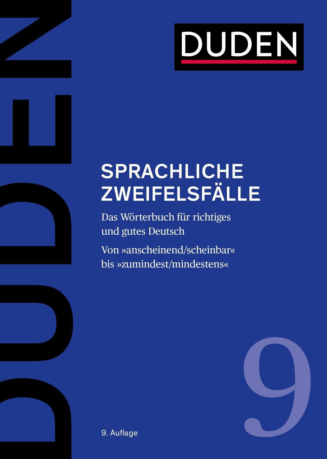 Cover: 9783411040995 | Duden  Sprachliche Zweifelsfälle | Mathilde Hennig (u. a.) | Buch
