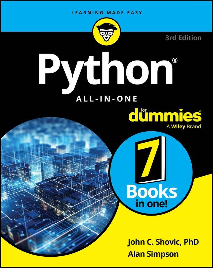 Cover: 9781394236152 | Python All-In-One for Dummies | John C Shovic (u. a.) | Taschenbuch