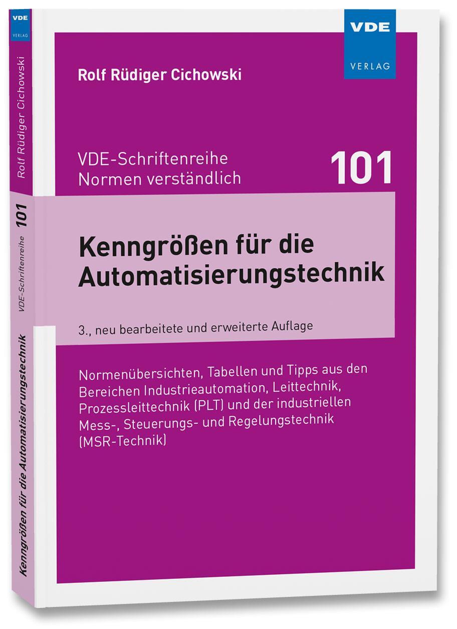 Cover: 9783800747245 | Kenngrößen für die Automatisierungstechnik | Rolf Rüdiger Cichowski
