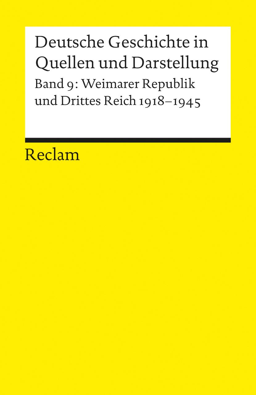 Cover: 9783150170090 | Deutsche Geschichte 9 in Quellen und Darstellung | Heinz Hürten | Buch