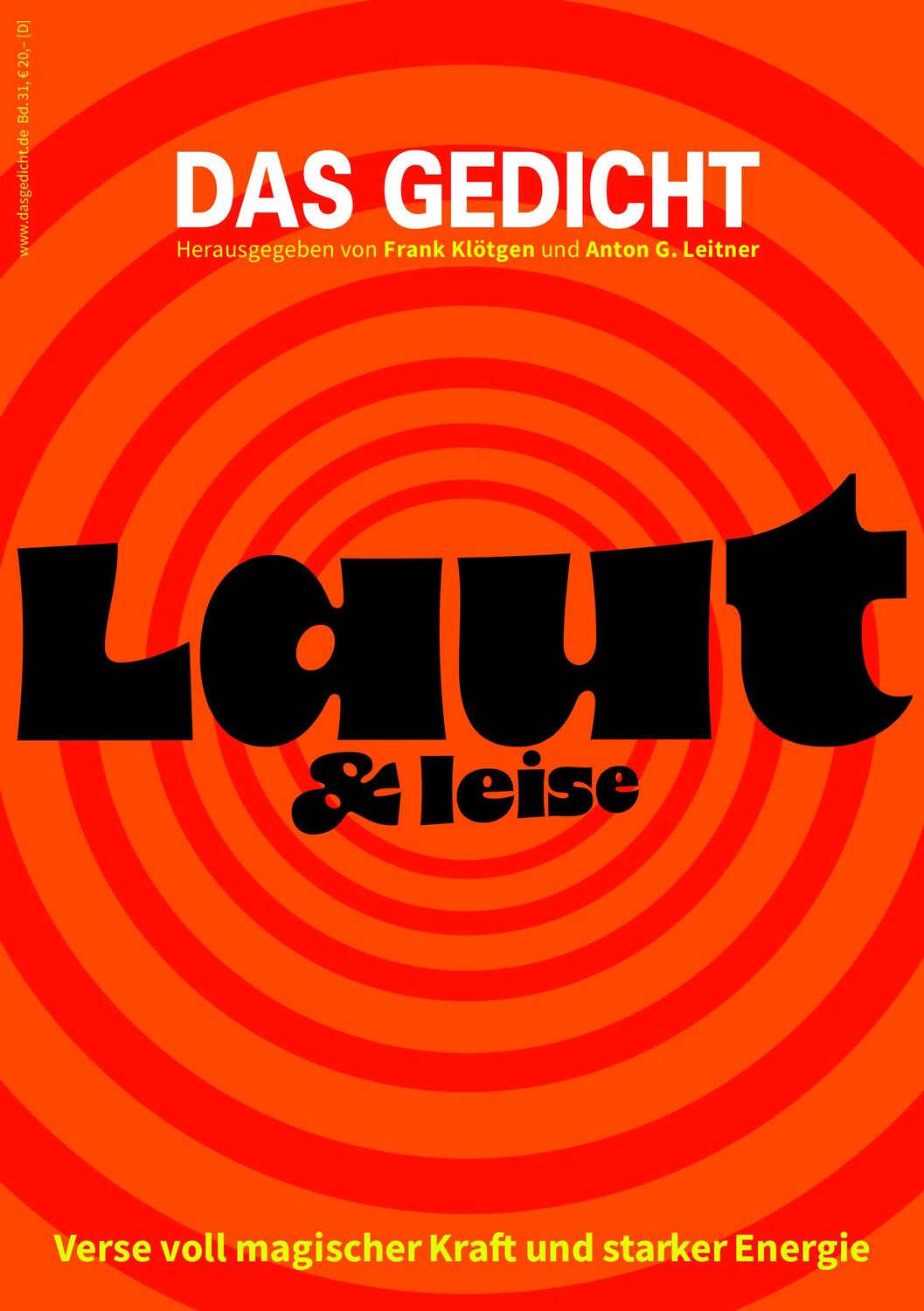 Cover: 9783929433890 | Das Gedicht. Zeitschrift /Jahrbuch für Lyrik, Essay und Kritik /...