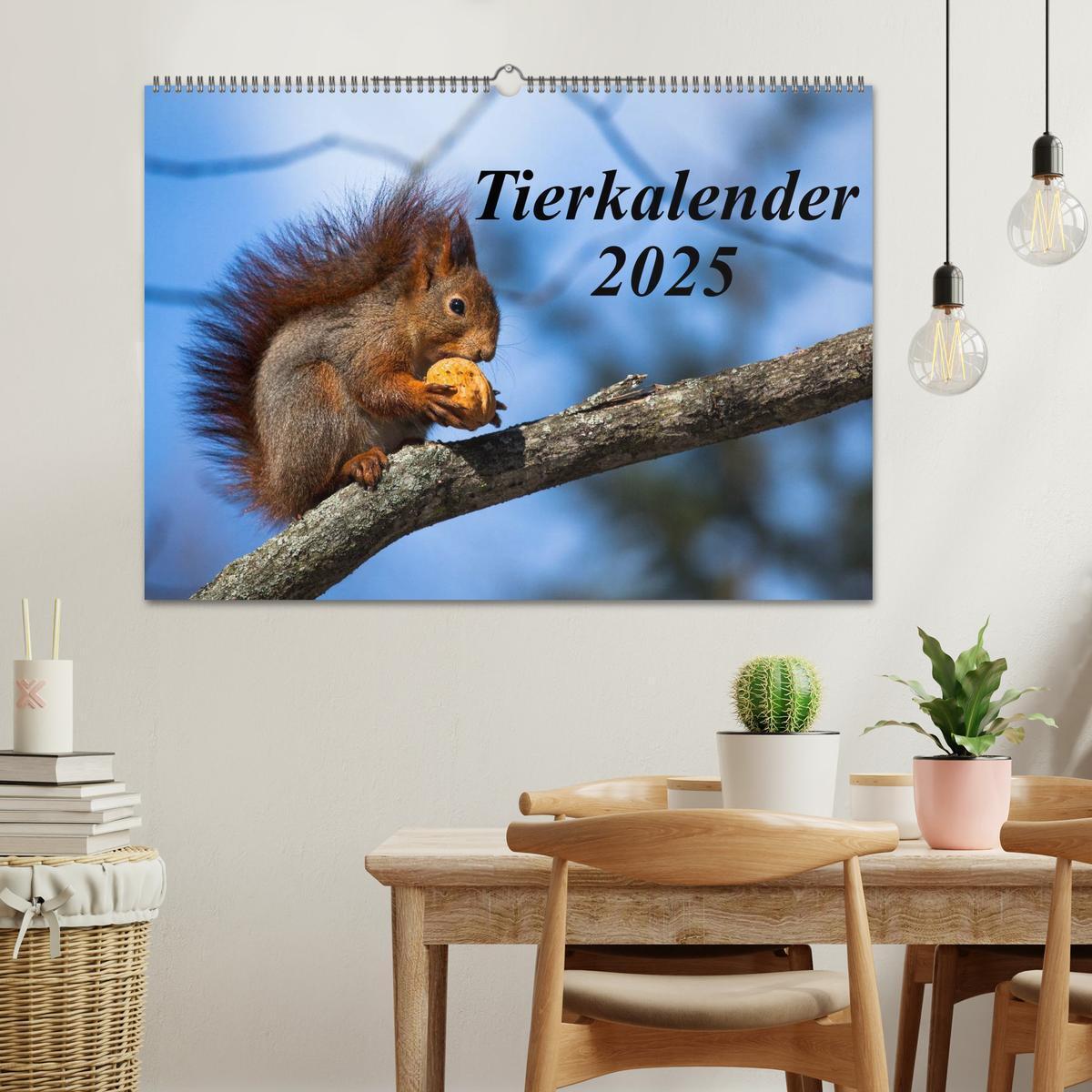 Bild: 9783435797097 | Tierkalender 2025 (Wandkalender 2025 DIN A2 quer), CALVENDO...