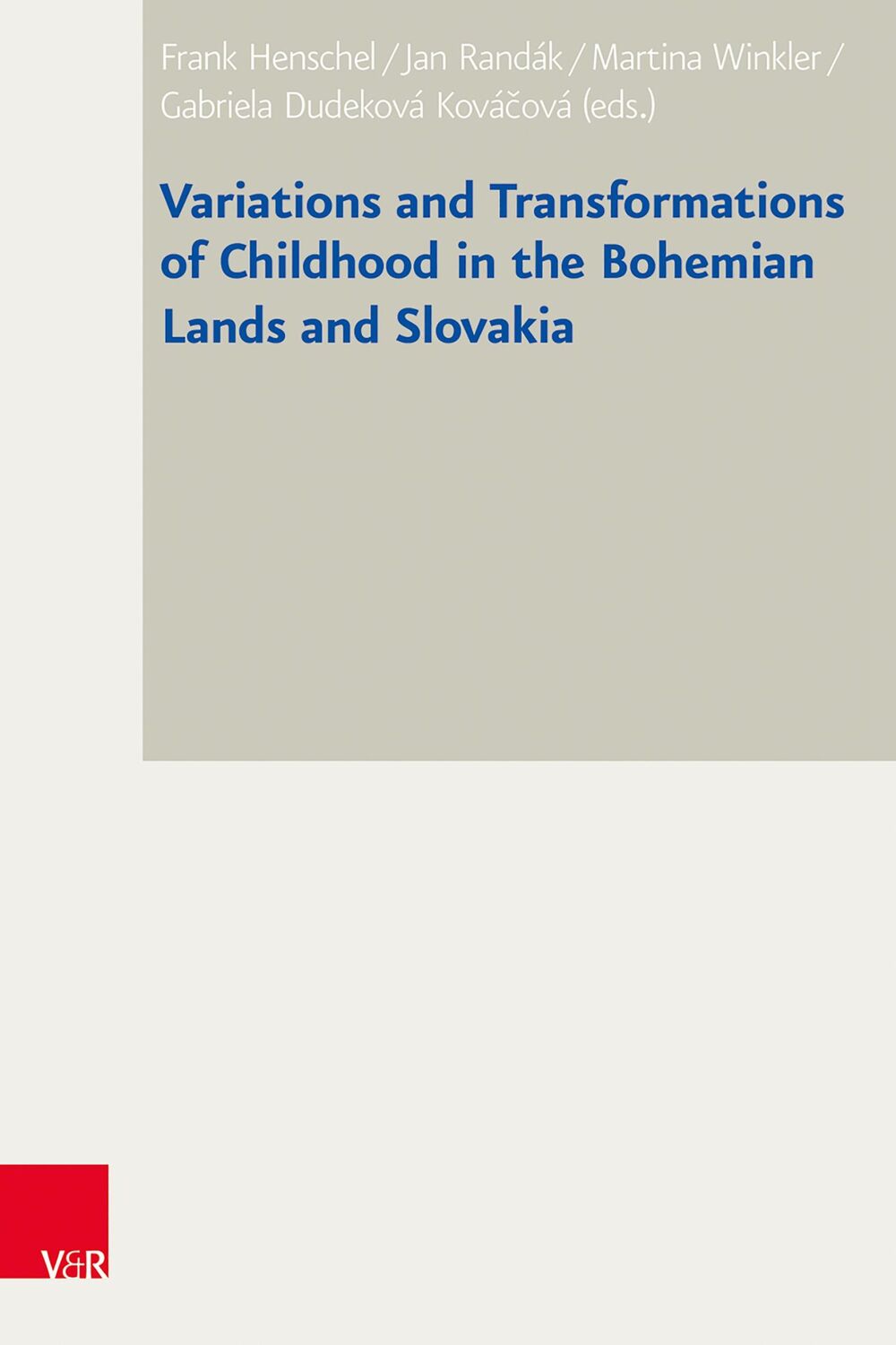 Cover: 9783525373187 | Variations and Transformations of Childhood in the Bohemian Lands...