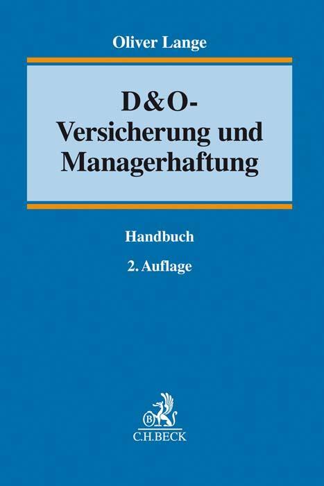 Cover: 9783406707858 | D&O-Versicherung und Managerhaftung | Oliver Lange | Buch | Leinen