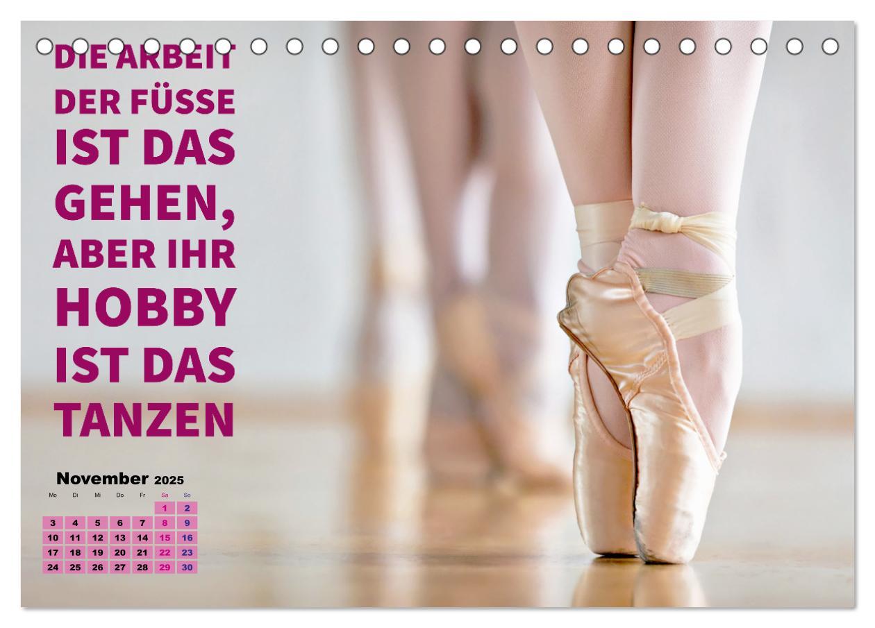 Bild: 9783383891915 | Ballett mit einem Hauch Poesie (Tischkalender 2025 DIN A5 quer),...