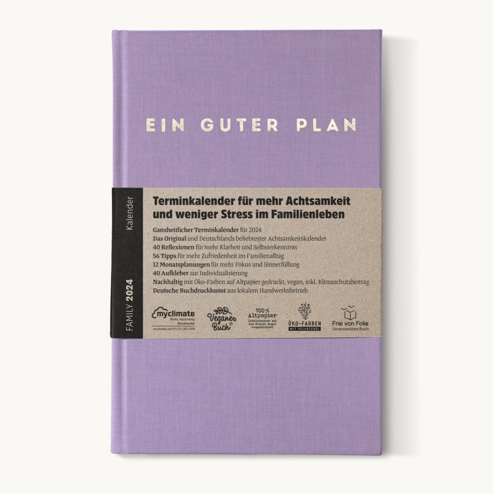 Cover: 4260653842525 | Ein guter Plan Family 2024 | Lavendel | EGP Verlag GmbH | Kalender