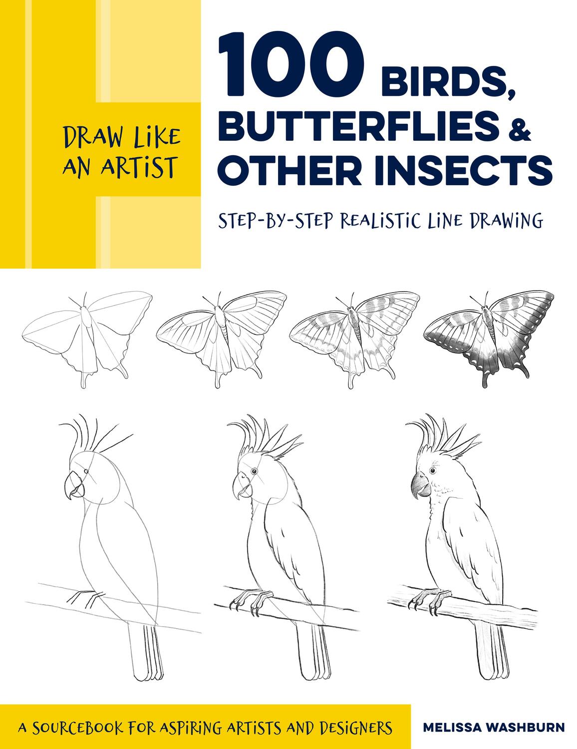 Cover: 9781631599477 | Draw Like an Artist: 100 Birds, Butterflies, and Other Insects | Buch