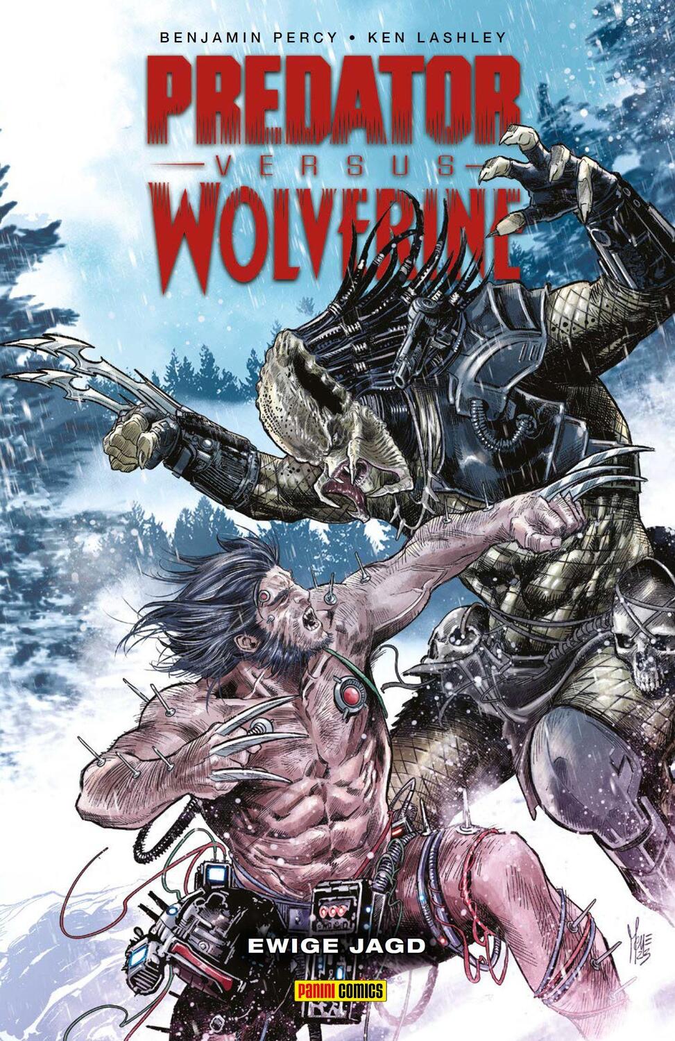 Cover: 9783741638374 | Predator vs. Wolverine | Bd. 1: Ewige Jagd | Benjamin Percy (u. a.)