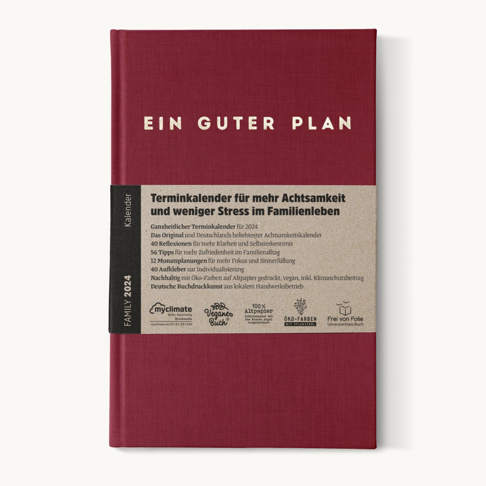Cover: 4260653842549 | Ein guter Plan Family 2024 | Rubin | EGP Verlag GmbH | Kalender | 2024