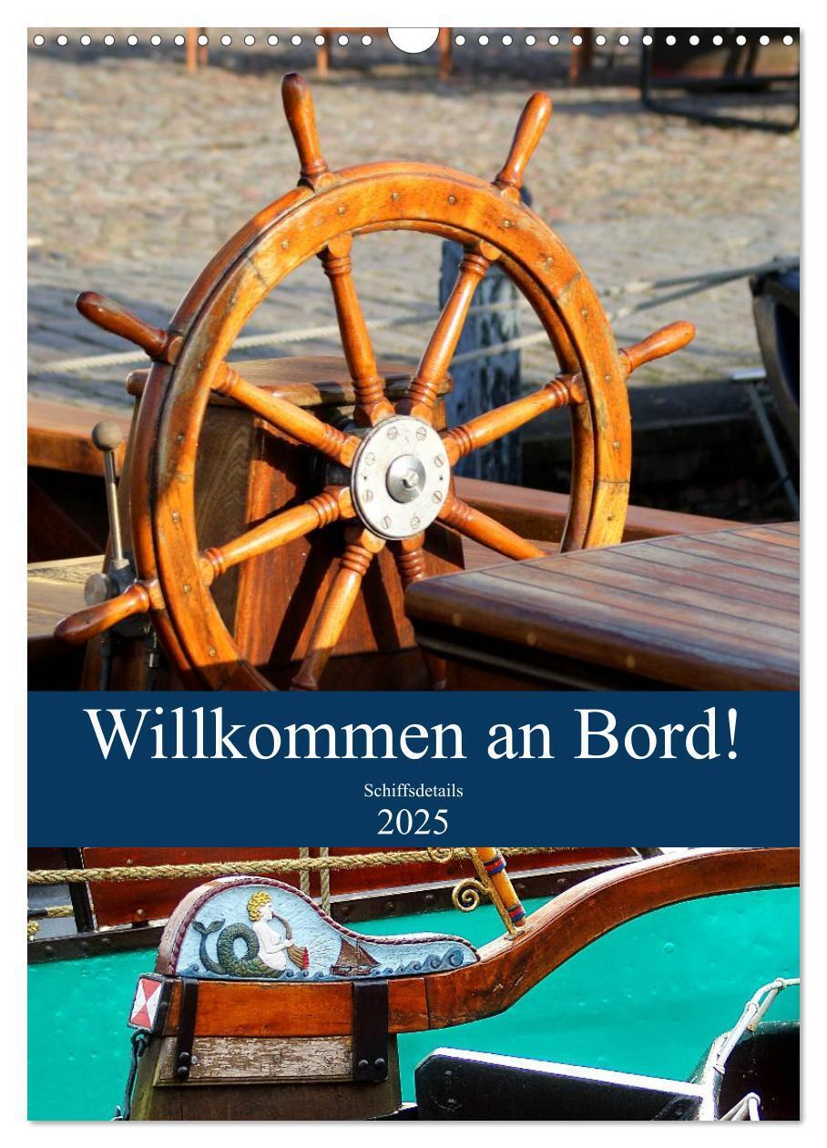 Cover: 9783457081846 | Willkommen an Bord! Schiffsdetails 2025 (Wandkalender 2025 DIN A3...