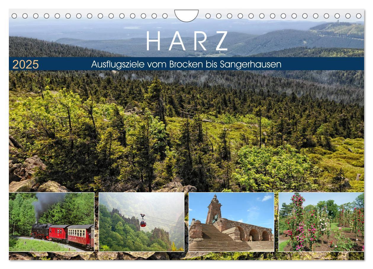 Cover: 9783435223633 | Harz - Ausflugsziele vom Brocken bis Sangerhausen (Wandkalender...