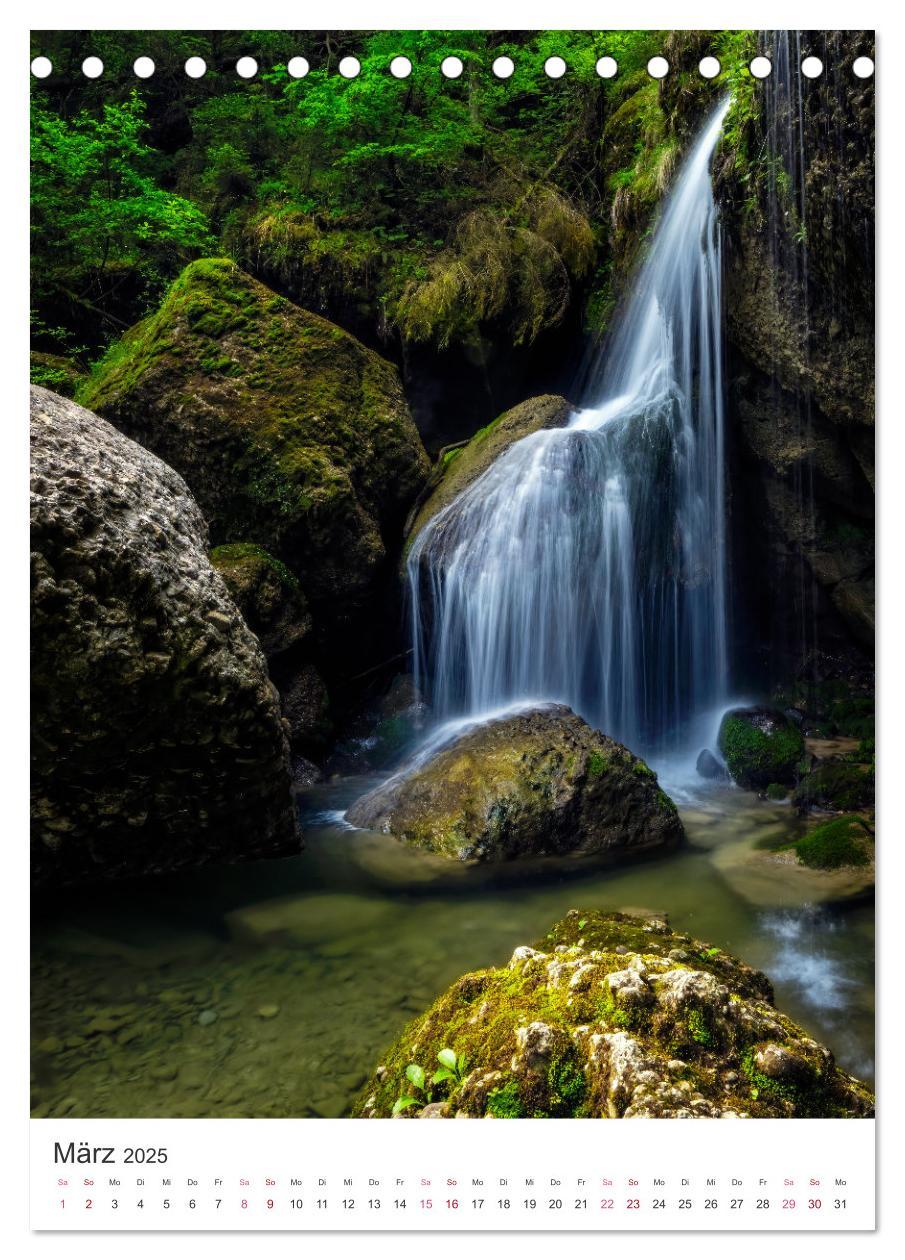 Bild: 9783435900534 | Allgäuer Wasserfälle (Tischkalender 2025 DIN A5 hoch), CALVENDO...