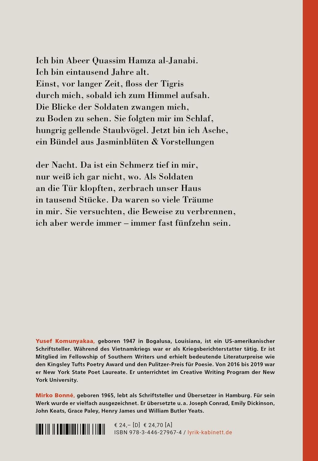 Bild: 9783446279674 | Der Gott der Landminen | Yusef Komunyakaa | Buch | 176 S. | Deutsch
