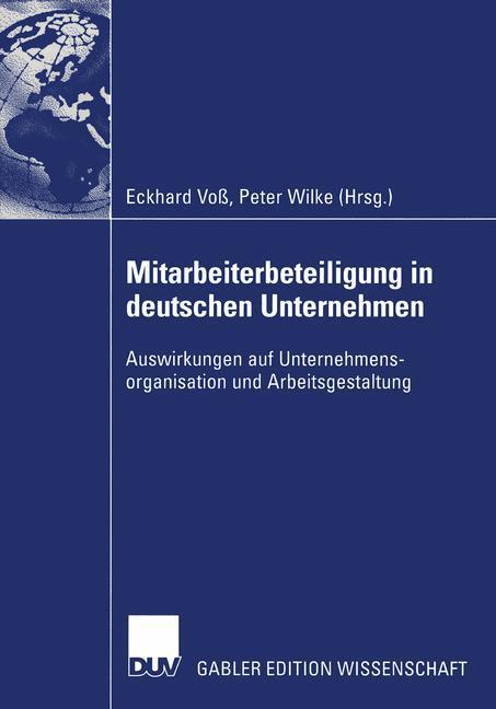 Cover: 9783824478705 | Mitarbeiterbeteiligung in deutschen Unternehmen | Peter Wilke (u. a.)