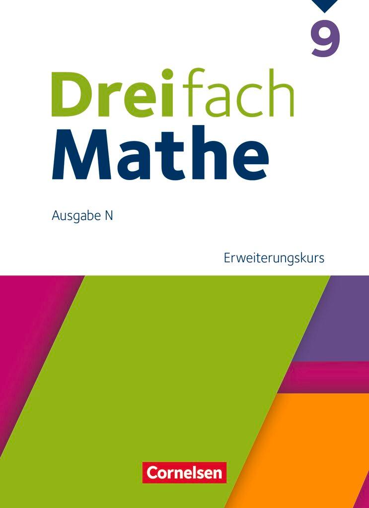 Cover: 9783060436736 | Dreifach Mathe 9. Schuljahr. Erweiterungskurs - Schulbuch mit...