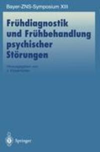 Cover: 9783540644408 | Frühdiagnostik und Frühbehandlung psychischer Störungen | Taschenbuch