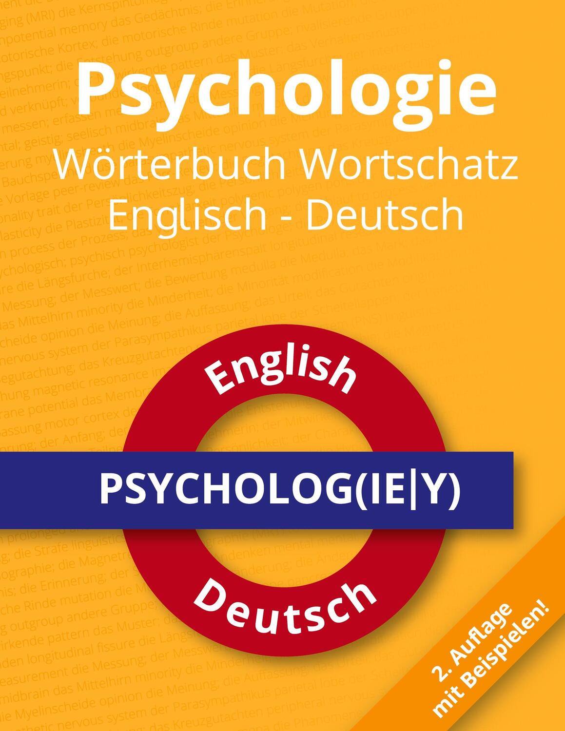 Cover: 9783739207896 | Psychologie Wörterbuch Wortschatz Englisch - Deutsch | Roland Russwurm