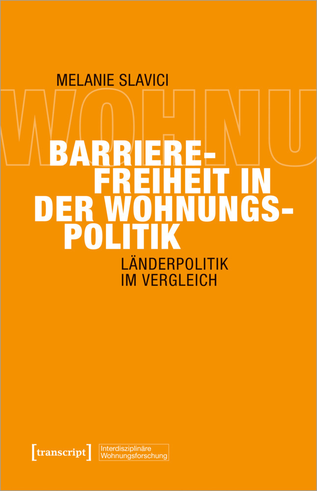 Cover: 9783837660487 | Barrierefreiheit in der Wohnungspolitik | Länderpolitik im Vergleich
