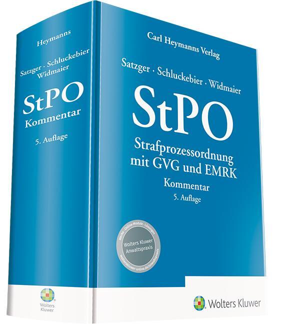Cover: 9783452297242 | StPO - Kommentar | Strafprozessordnung mit GVG und EMRK | Buch | LVI
