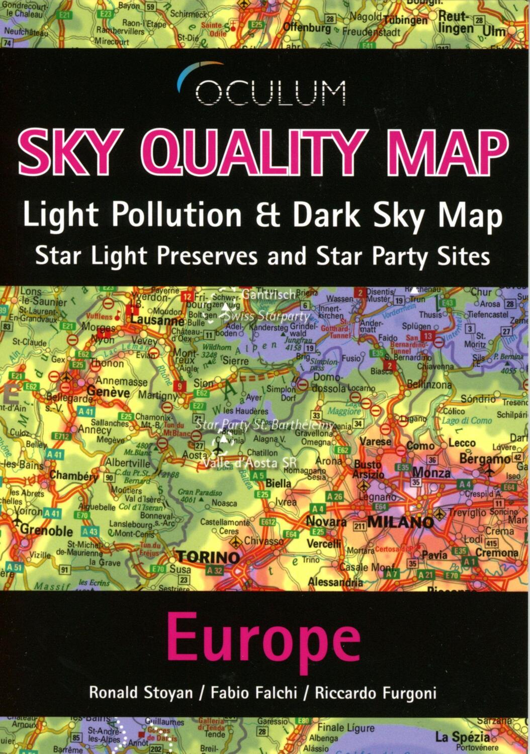 Cover: 9783949370076 | Sky Quality Map Europe | Ronald Stoyan (u. a.) | (Land-)Karte | 2 S.