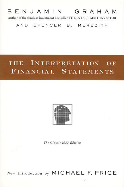 Cover: 9780887309137 | The Interpretation of Financial Statements | The Classic 1937 Edition