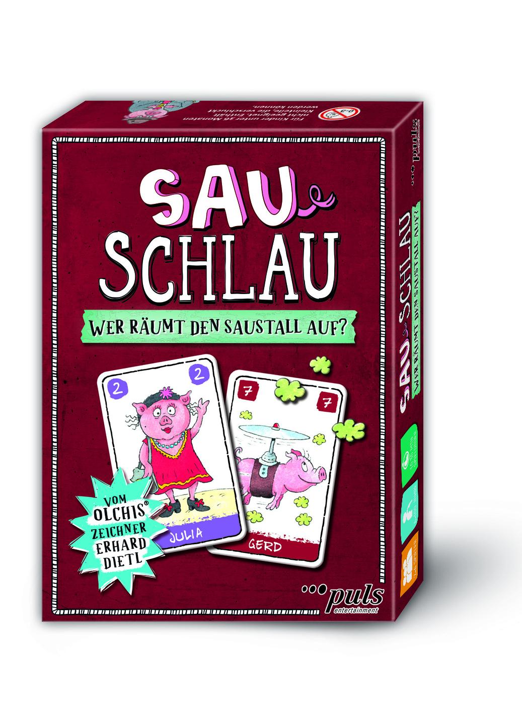 Cover: 4031288888888 | SauSchlau | Erhard Dietl (u. a.) | Spiel | 88888 | Deutsch | 2020