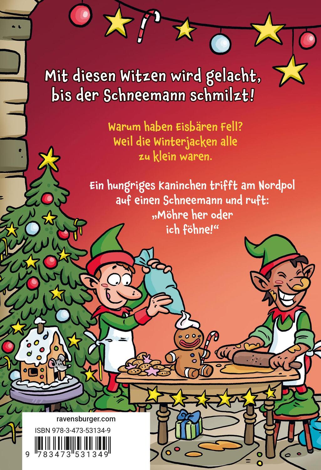 Rückseite: 9783473531349 | In der Witzebäckerei. Die besten Weihnachtswitze | Charlotte Hütten