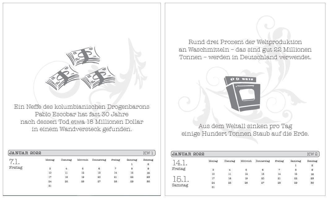 Bild: 9783809449225 | Unnützes Wissen Kalender 2025. Der beliebte, aber überflüssige...