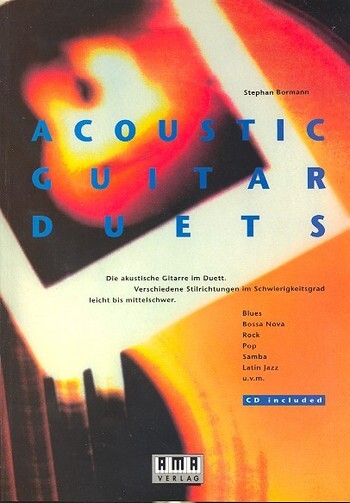 Cover: 4018262101300 | Acoustic Guitar Duets | Stephan Bormann | Buch + CD | AMA Verlag