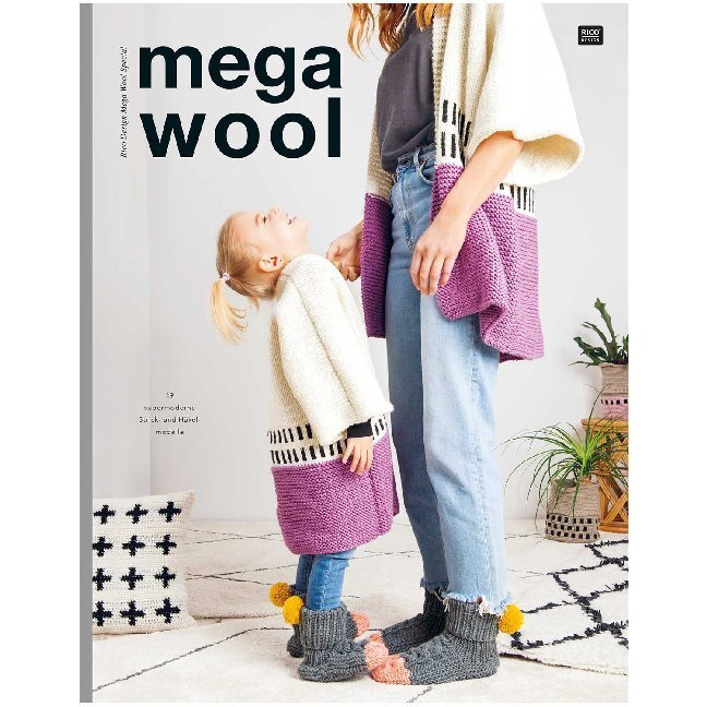 Cover: 4051271448578 | mega wool | Buch | Deutsch | 2019 | RICO-Design tap