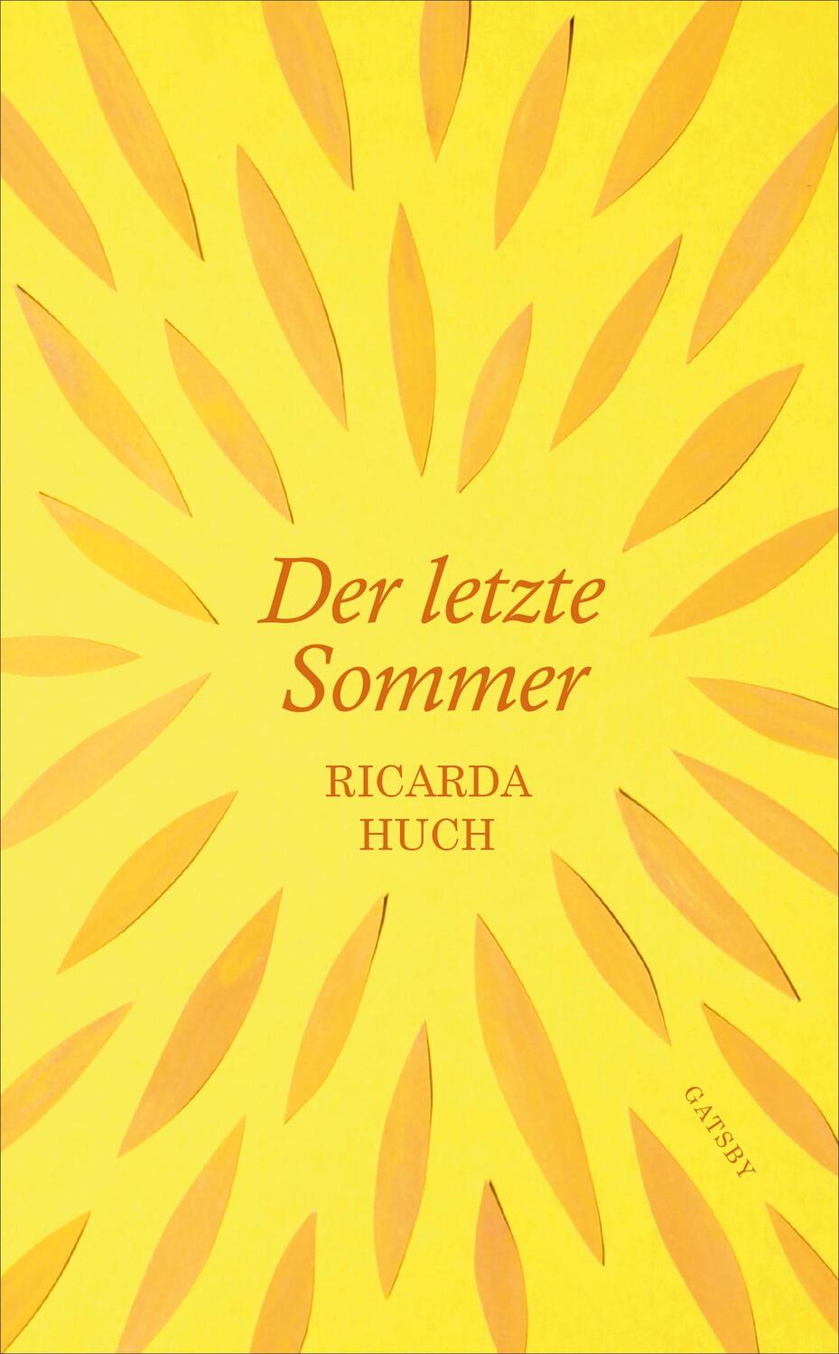Cover: 9783311210085 | Der letzte Sommer | Ricarda Huch | Buch | Deutsch | 2019