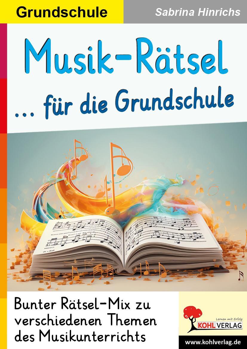 Cover: 9783988411440 | Musik-Rätsel für die Grundschule | Sabrina Hinrichs | Taschenbuch
