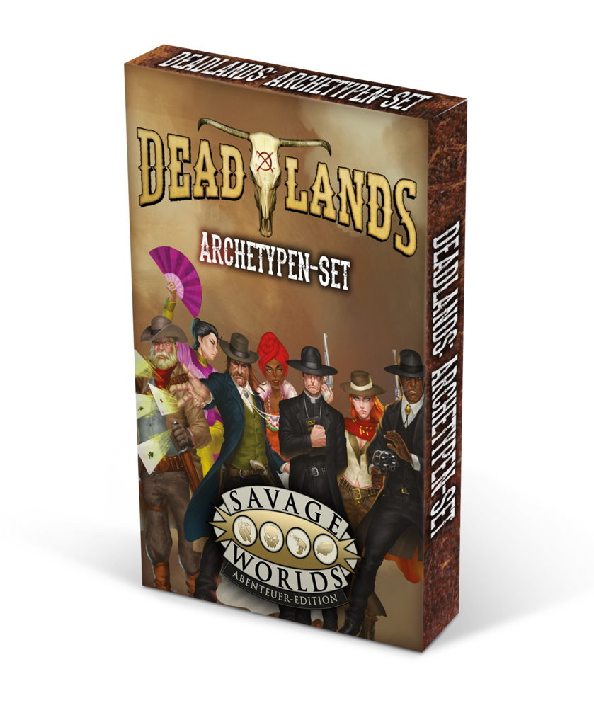 Cover: 4260630773927 | Deadlands: The Weird West - Archetypen-Set (24) | Shane Hensley | 2022
