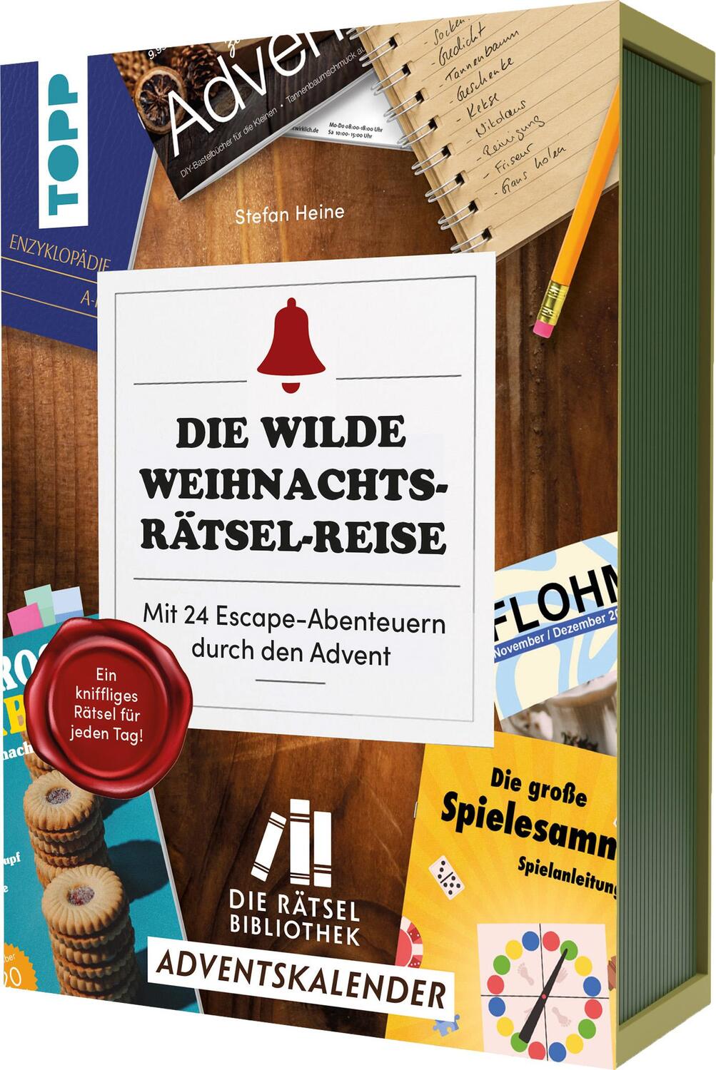 Cover: 9783735851963 | Die Rätselbibliothek. Adventskalender - Die wilde...