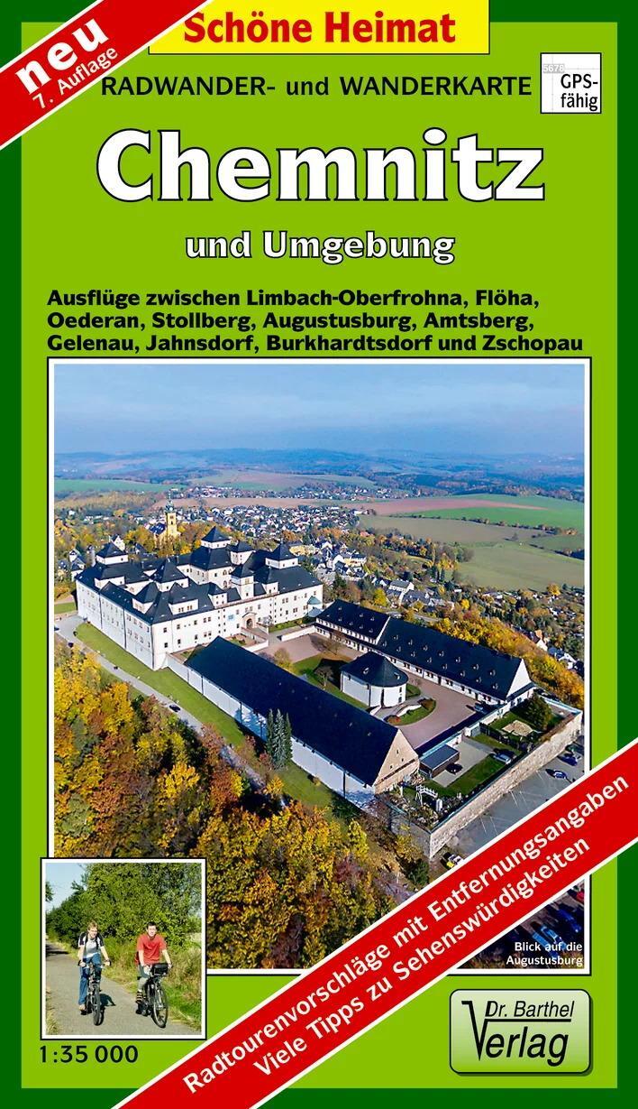 Cover: 9783895910159 | Radwander- und Wanderkarte Chemnitz und Umgebung 1 : 35 000 | Deutsch