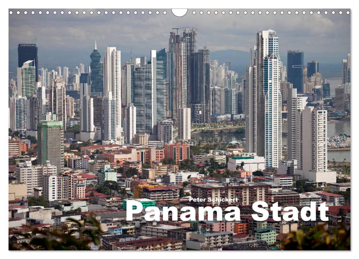 Cover: 9783435720262 | Panama Stadt (Wandkalender 2025 DIN A3 quer), CALVENDO Monatskalender