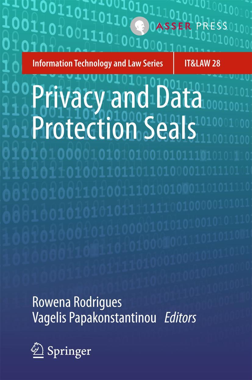 Cover: 9789462652279 | Privacy and Data Protection Seals | Vagelis Papakonstantinou (u. a.)