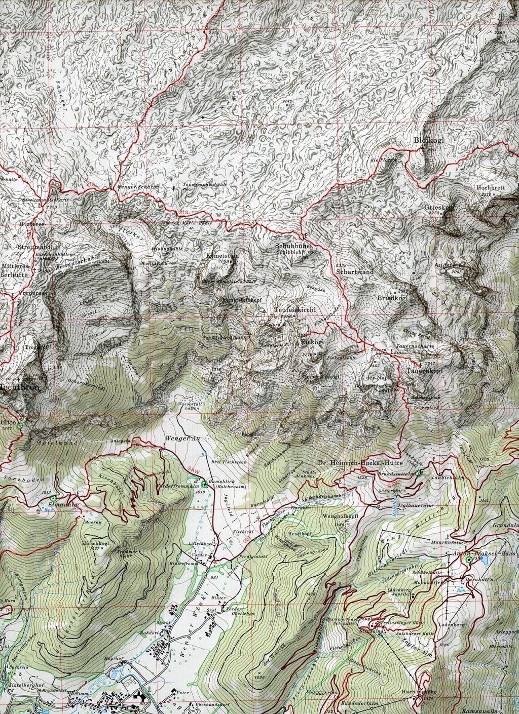 Bild: 9783937530550 | DAV Alpenvereinskarte 13 Tennengebirge 1 : 25 000 | (Land-)Karte