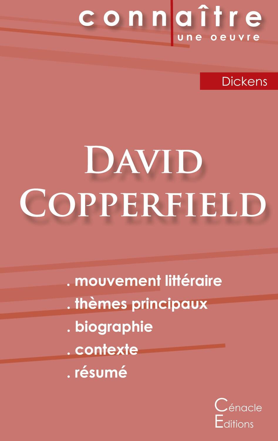 Cover: 9782367887173 | Fiche de lecture David Copperfield de Charles Dickens (Analyse...