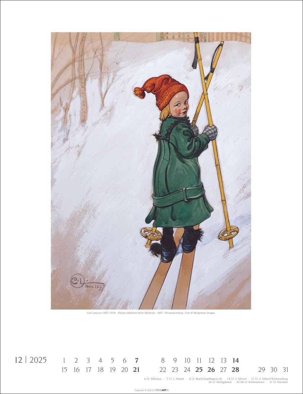 Bild: 9783839901137 | Carl Larsson Kalender 2025 | Kalender | Spiralbindung | 14 S. | 2025