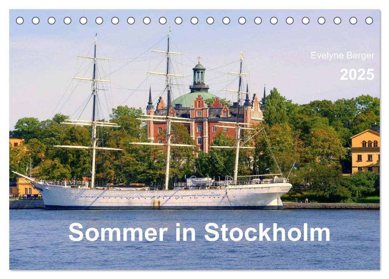 Cover: 9783435643370 | Sommer in Stockholm 2025 (Tischkalender 2025 DIN A5 quer), CALVENDO...