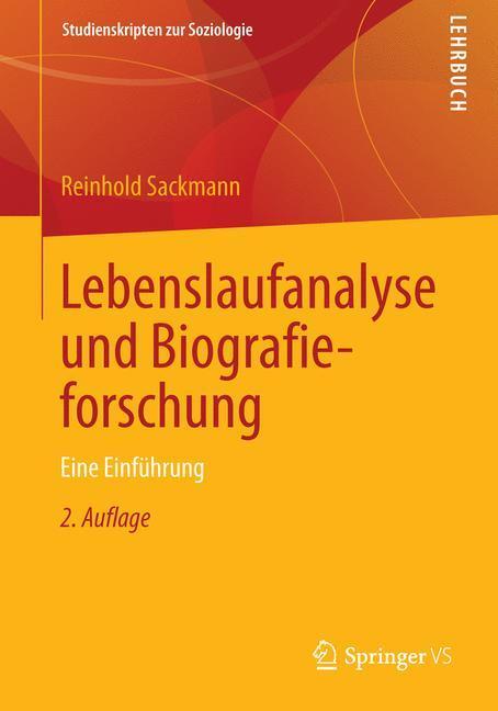 Cover: 9783531196336 | Lebenslaufanalyse und Biografieforschung | Eine Einführung | Sackmann