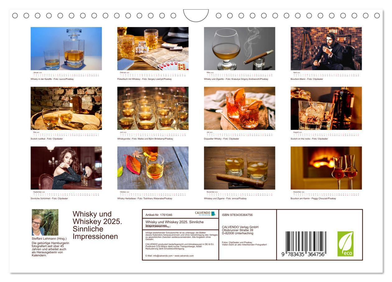 Bild: 9783435364756 | Whisky und Whiskey 2025. Sinnliche Impressionen (Wandkalender 2025...