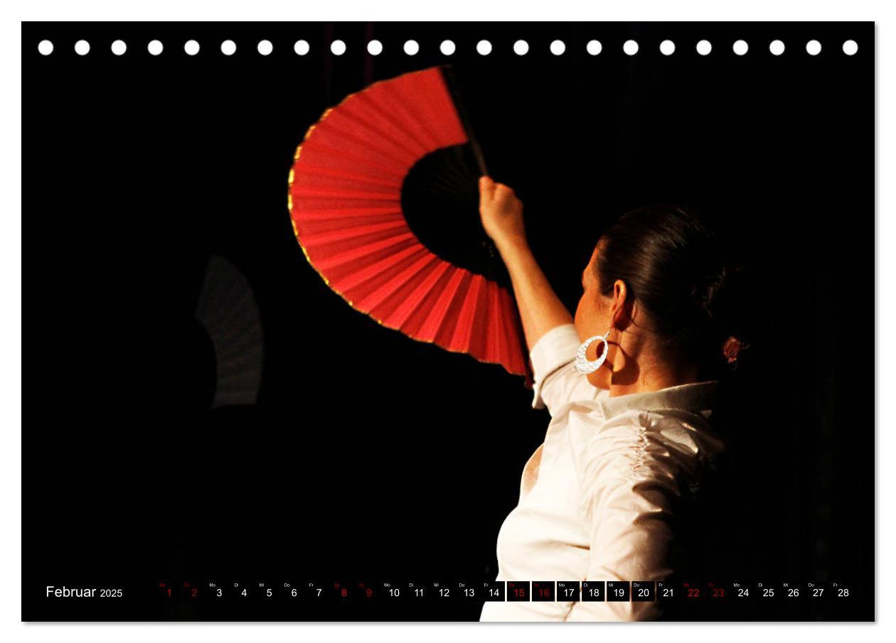 Bild: 9783435356232 | Flamenco. Spanischer Tanz (Tischkalender 2025 DIN A5 quer),...