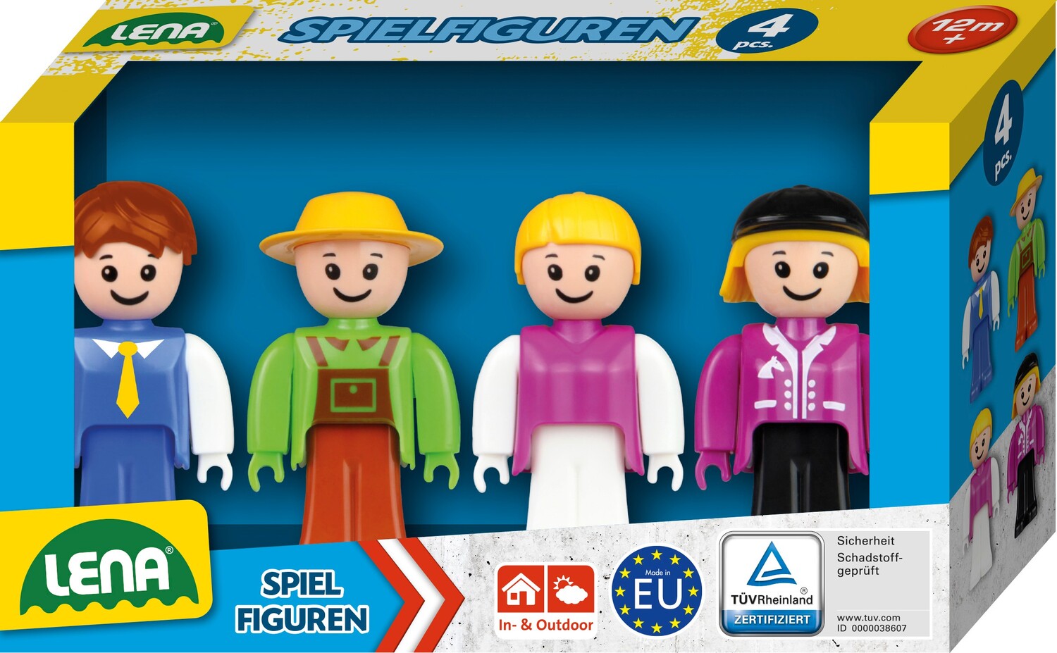 Cover: 4006942893003 | LENA® 04491 - Truxx, Spielfiguren-Set (Busfahrer, Bauer, Mädchen,...