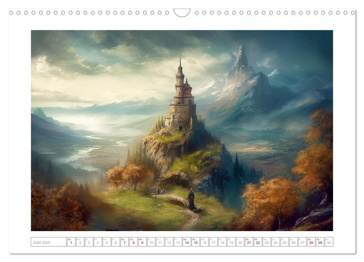 Bild: 9783383826160 | Die Reise des Magiers (Wandkalender 2025 DIN A3 quer), CALVENDO...