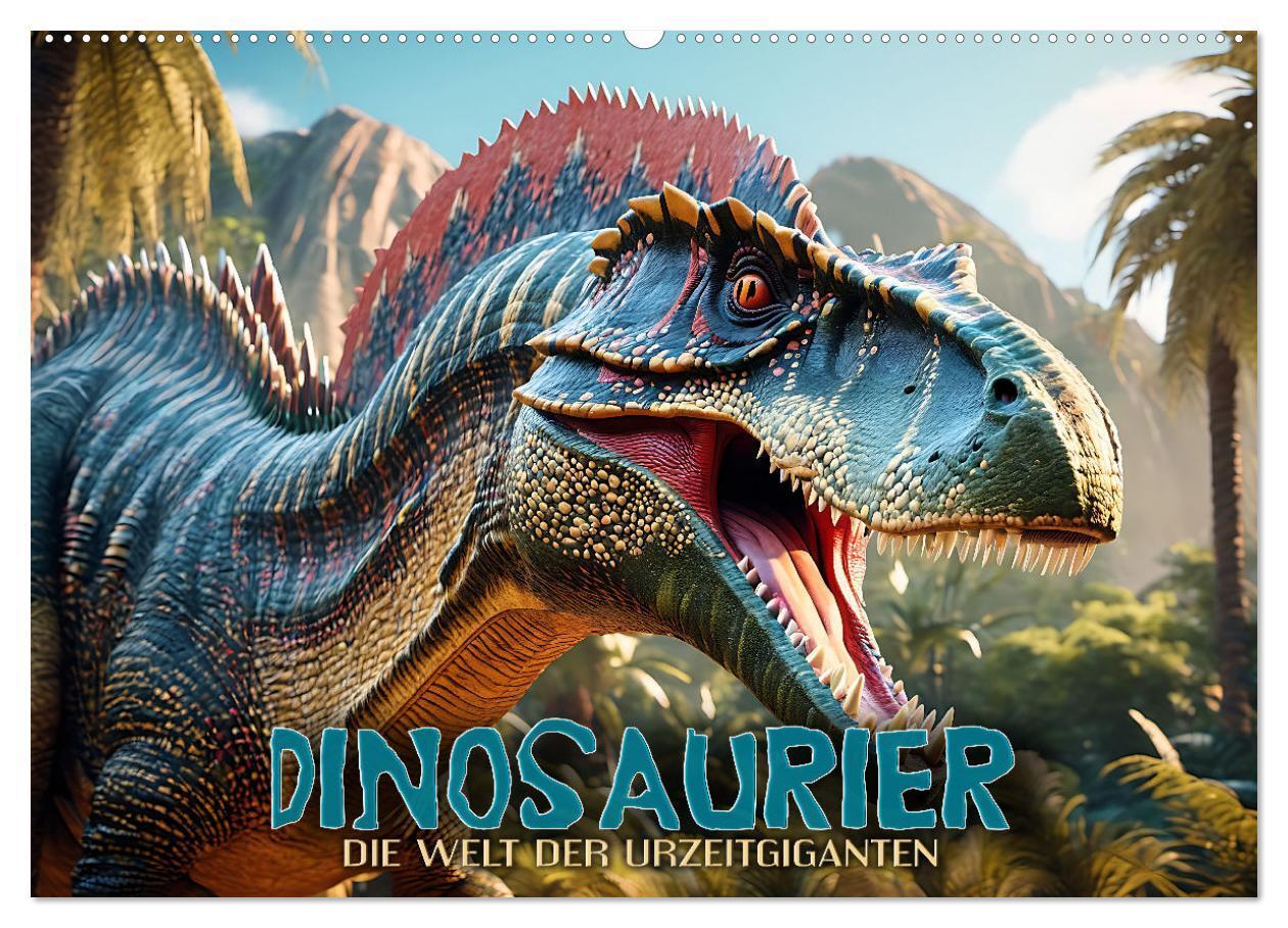 Cover: 9783383799013 | Dinosaurier - die Welt der Urzeitgiganten (Wandkalender 2025 DIN A2...